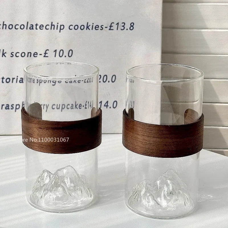 Afralia™ Guanshan Hanging Ear Coffee Cup Glass Water Cup for Hand Brew Latte Tea Drink