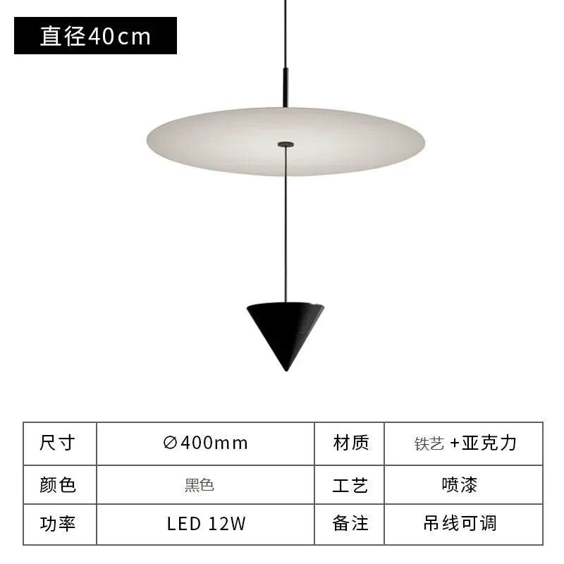 Afralia™ Minimalist Cone Pendant Lights for Restaurant Bar Kitchen Island Study