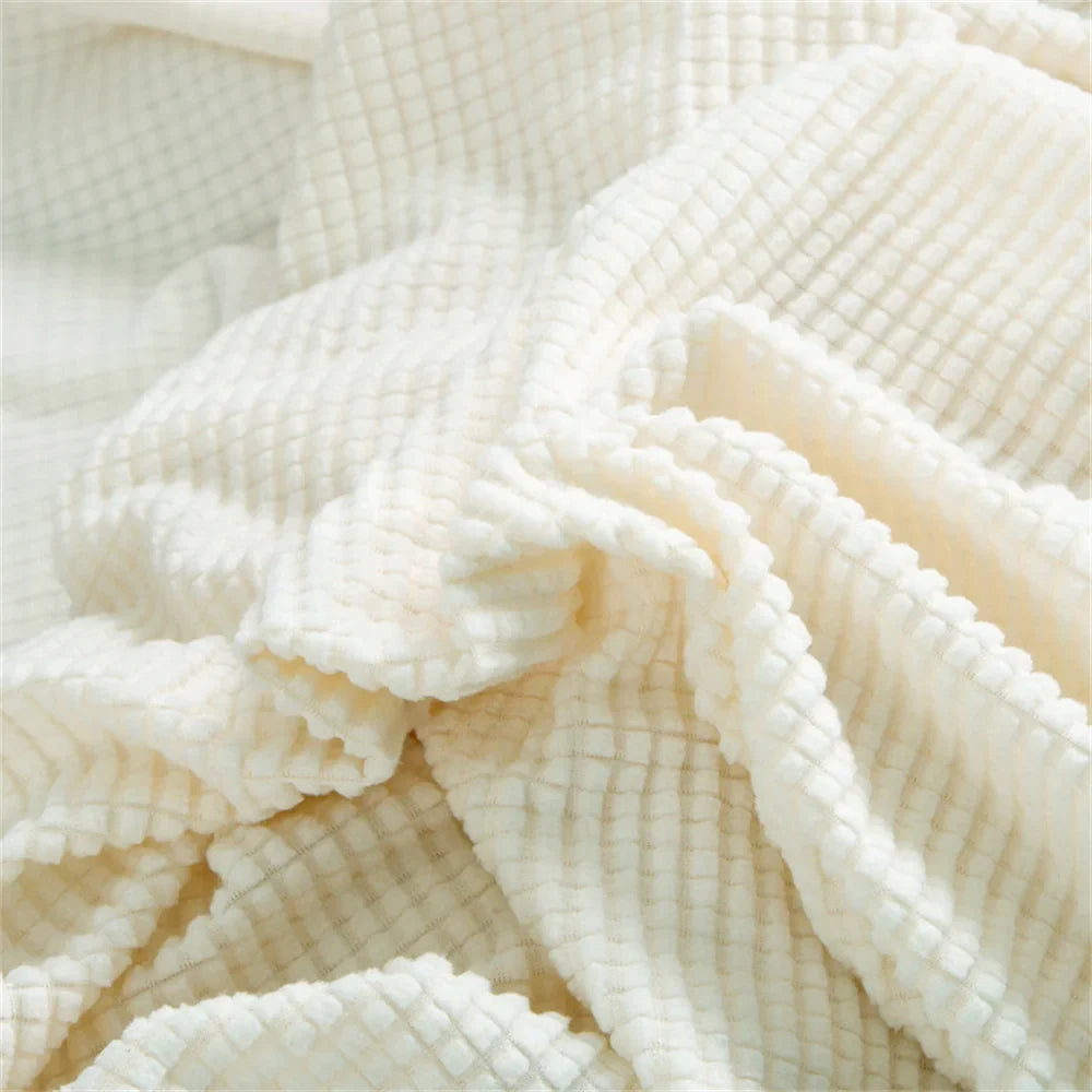 Afralia™ Thicken Stretch Sofa Cover Slipcover, 13 Solid Colors, Spandex Couch Case