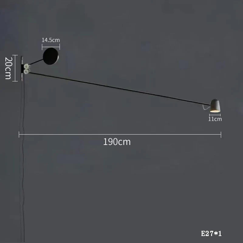 Afralia™ Modern Dimmable LED Wall Light for Living Room and Bedroom