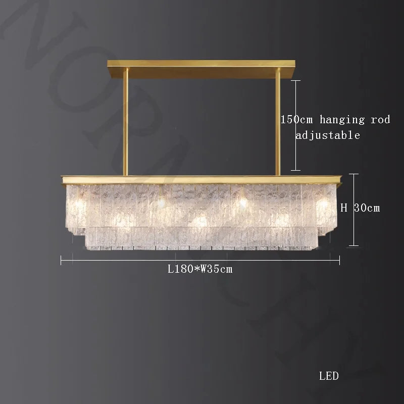 Afralia™ Crystal Chandelier Pendant Light for Luxurious Dining Room Decor