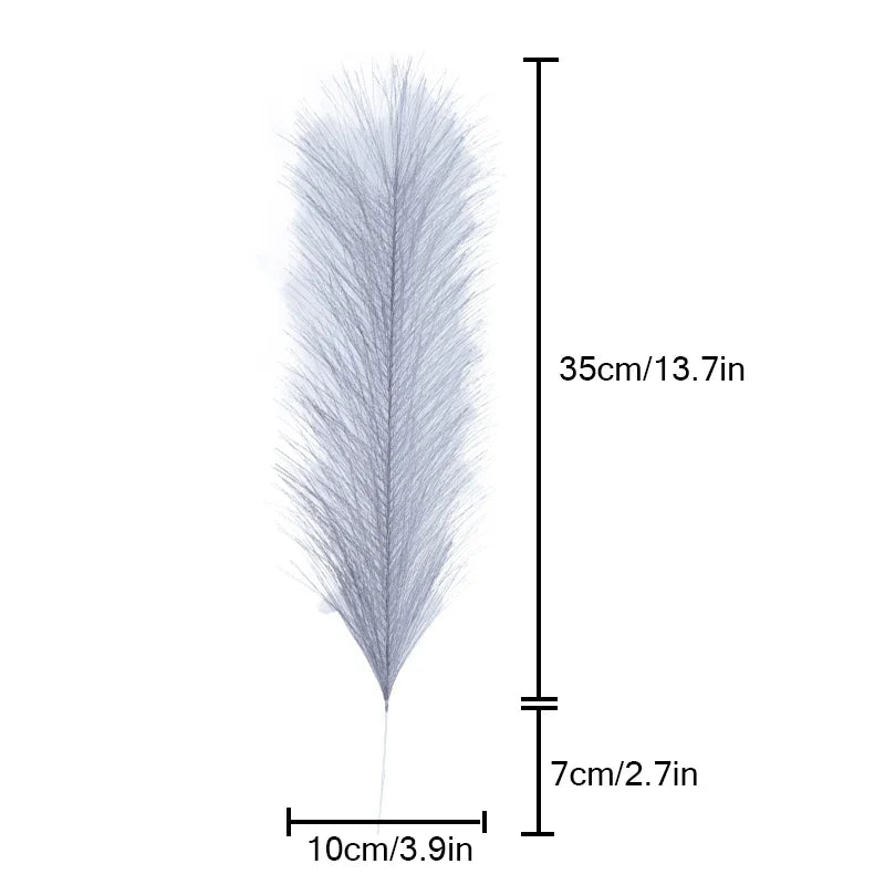 Afralia™ Pampas Grass Fake Flowers for Wedding Boho Decor Bouquet Party Home Bouquet