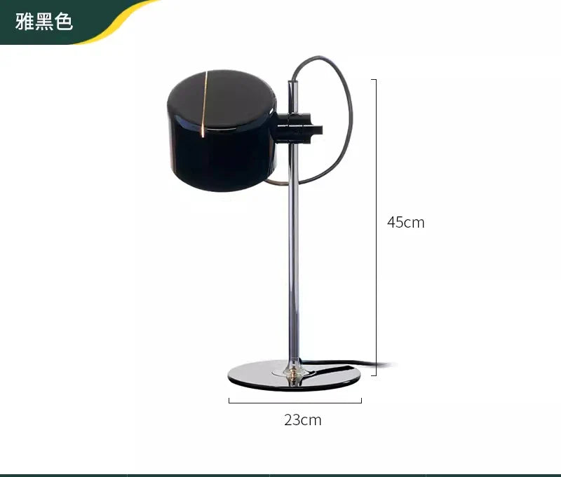 Afralia™ Chrome Coupe Table Lamp: Adjustable, Colorful, and Funky Bedroom Living Decor