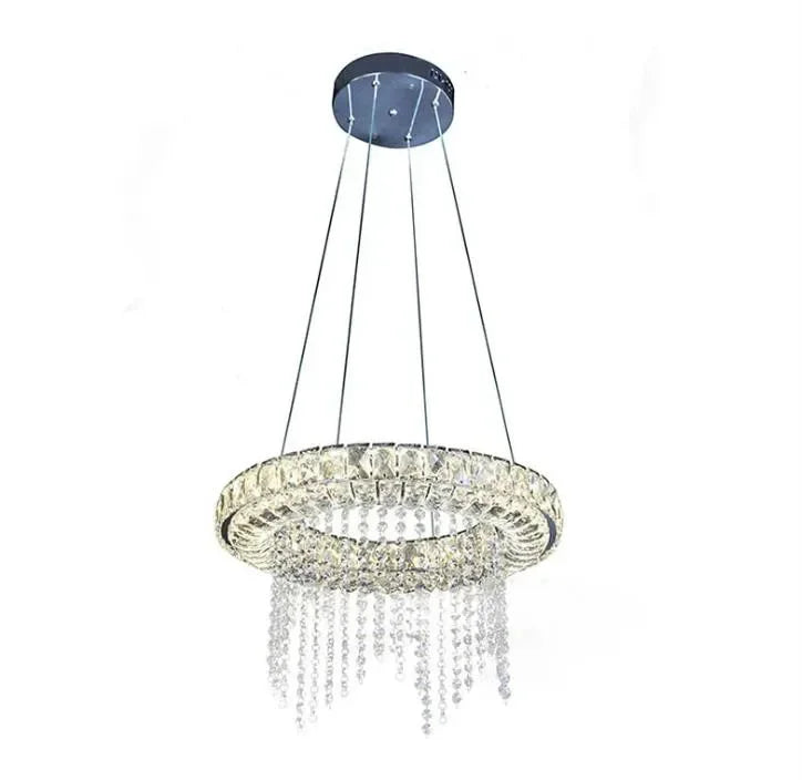 Afralia™ Crystal LED Chandeliers: Dimmable Smart Lighting for Dining, Kitchen, Living Room