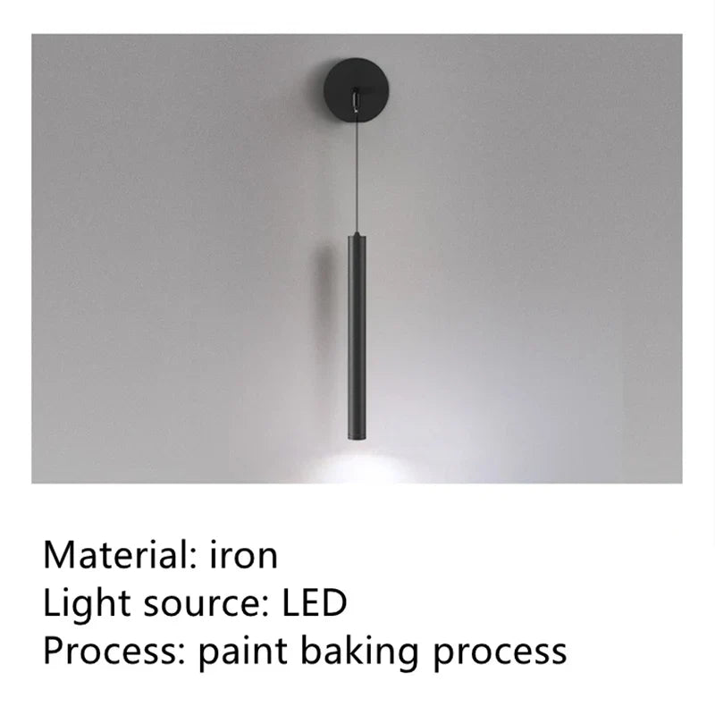 Afralia™ LED Wall Lamp Bedroom Modern Simple Living Room Eye-Protection Spot Light