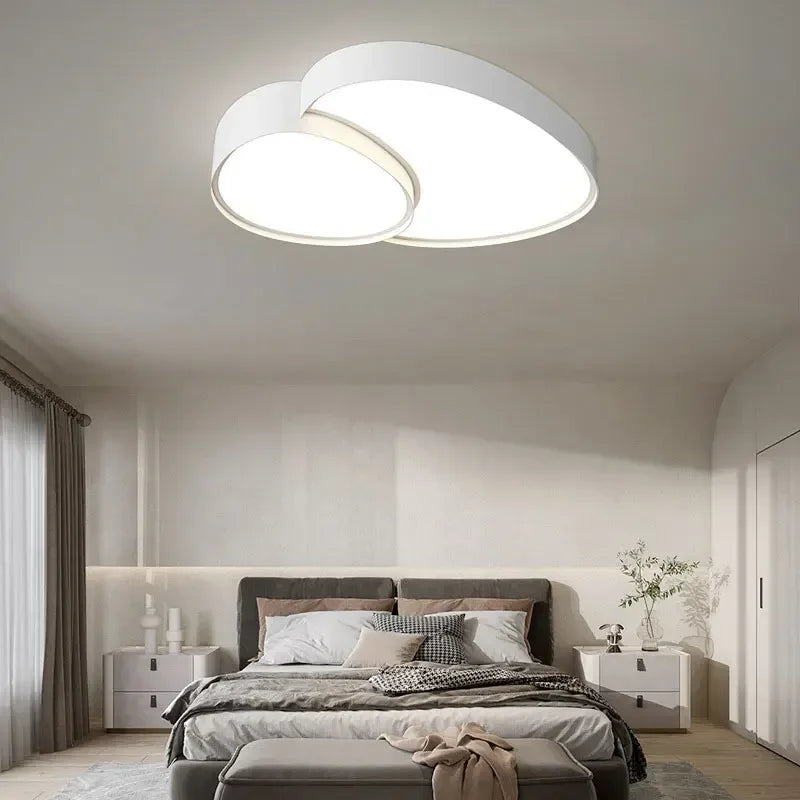 Afralia™ Smart LED Ceiling Lamp: Modern Round Dimmable Lights for Living Room and Bedroom