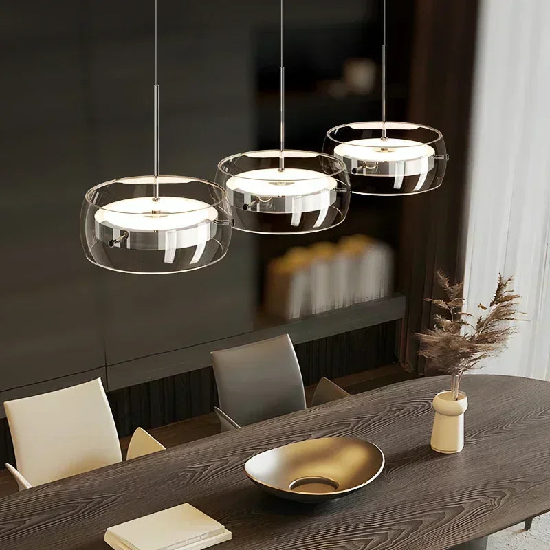 Afralia™ Glass Dining Pendant Light: Modern Minimalist Table Decor for Home Lighting