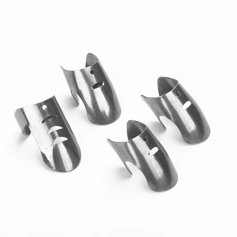 Afralia™ Stainless Steel Finger Guard Vegetable Cutter Hand Protector