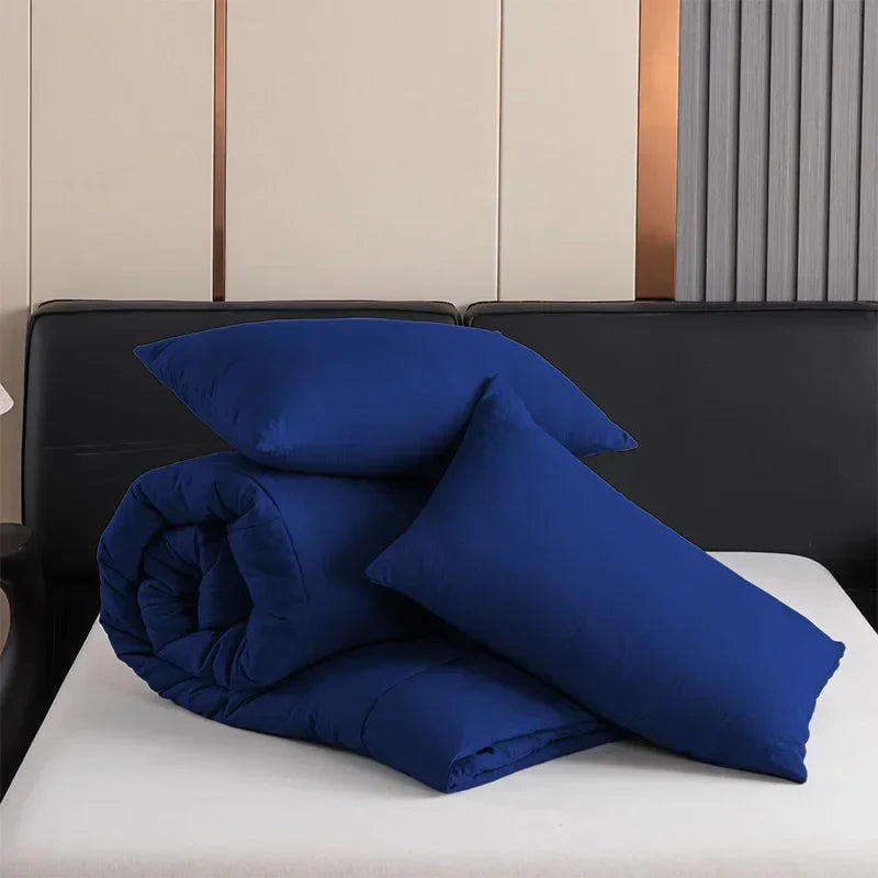 Afralia™ All-Season Quilted Duvet Set - Queen & King Size Comforter with Pillowcases
