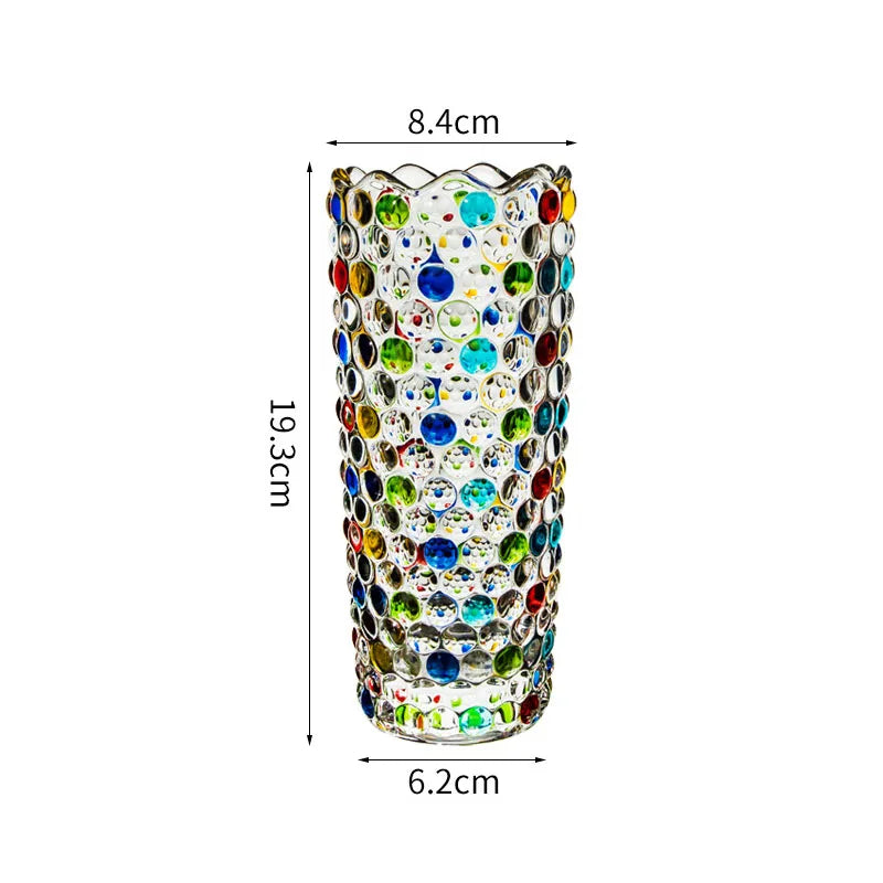 Afralia™ Glass Vase Hydroponics Flower Pots Desk Decoration Floral Vases
