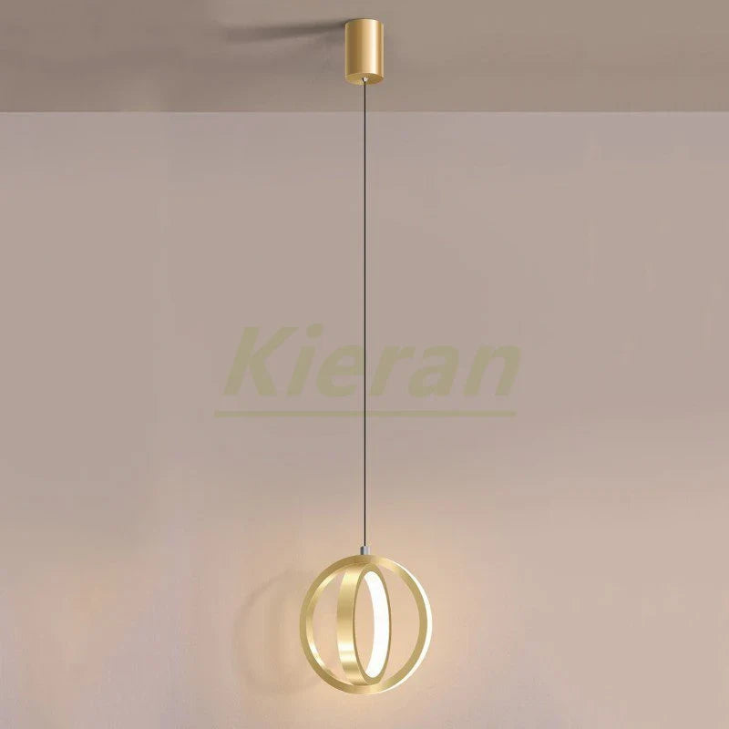 Afralia™ LED Iron Art Small Chandelier for Bedroom Study Living Room Decor