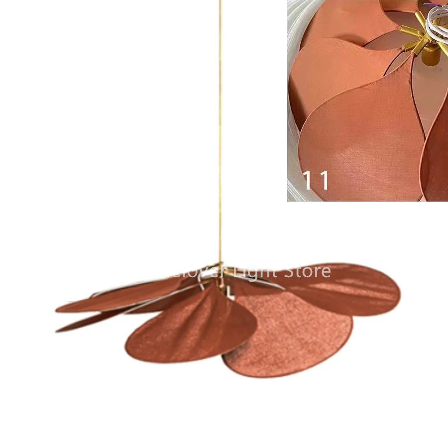 Afralia™ Petals Pendant Light: Creative Fabric Lampshade for Restaurant, Bedroom, Kitchen & More