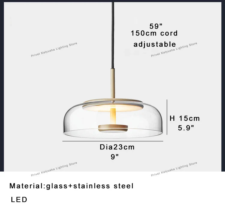 Afralia™ Pendant Lights Dimmable LED Kitchen Island Decoration Stylish Fashion Lighting