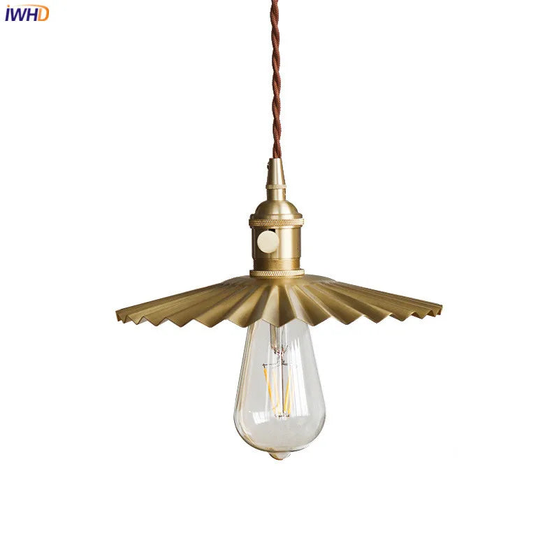 Afralia™ Nordic Copper LED Pendant Lamp for Modern Spaces