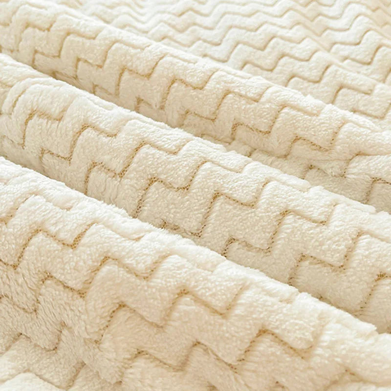 Afralia™ Cartoon Print Three-Layer Velvet Blanket for Cozy Winter Bedding