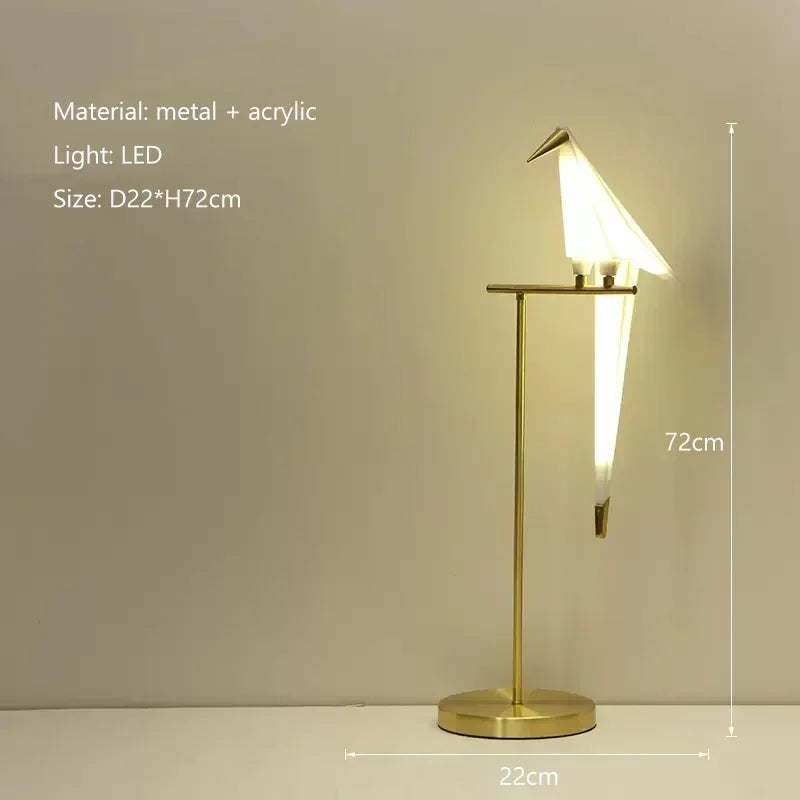 Afralia™ Bird LED Floor Lamp for Living Room & Bedroom