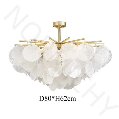Afralia™ Nordic Crystal Ceiling Chandelier for Bedroom Living Room Home Decor Lighting