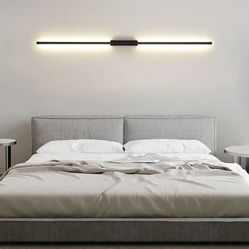 Afralia™ Nordic Slim LED Wall Sconces for Bedroom & Living Room