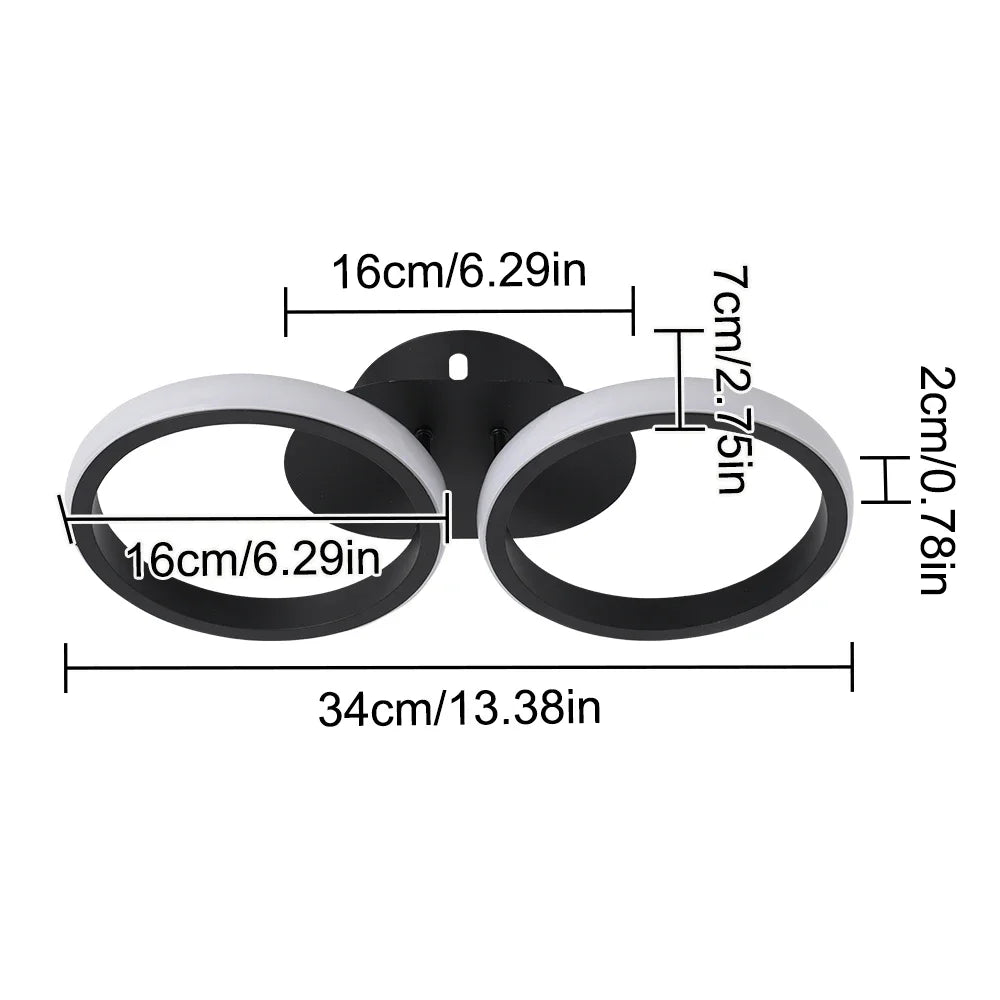 Afralia™ Acrylic LED Ceiling Lamp: Modern Nordic Chandelier for Living Dining Room & Aisle