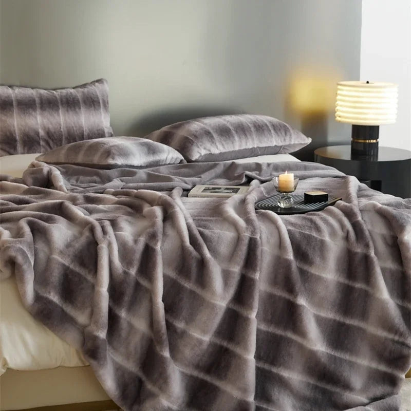 Afralia™ Cozy Fleece Blanket for Warmth & Style