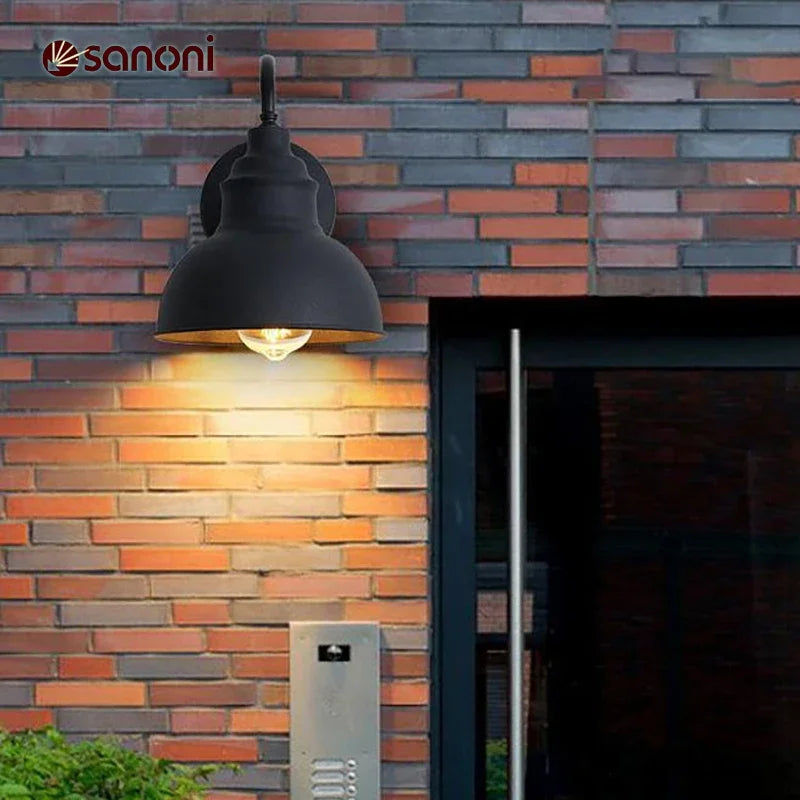 Afralia™ Retro Outdoor Waterproof Wall Lamp