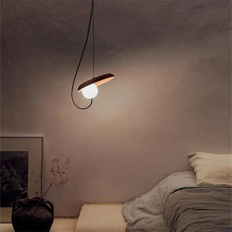 Afralia™ Magnetic Ball Pendant Lamp: 3D Print LED Adjustable Light for Home or Office