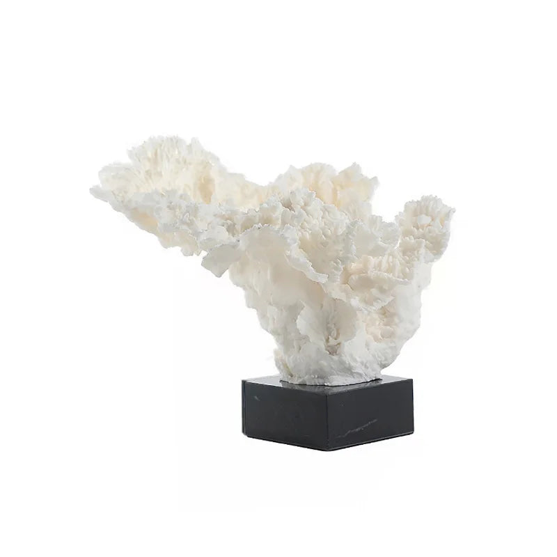 Afralia™ Coral Tree Resin Sculpture Home Decor Figurine & Handicrafts