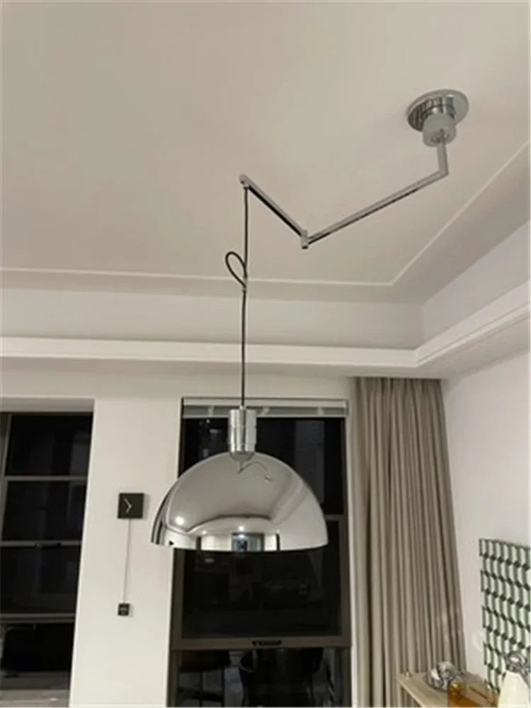 Afralia™ Medieval Design Swing Arm Pendant Light LED E27 Industrial Hanging Lamp