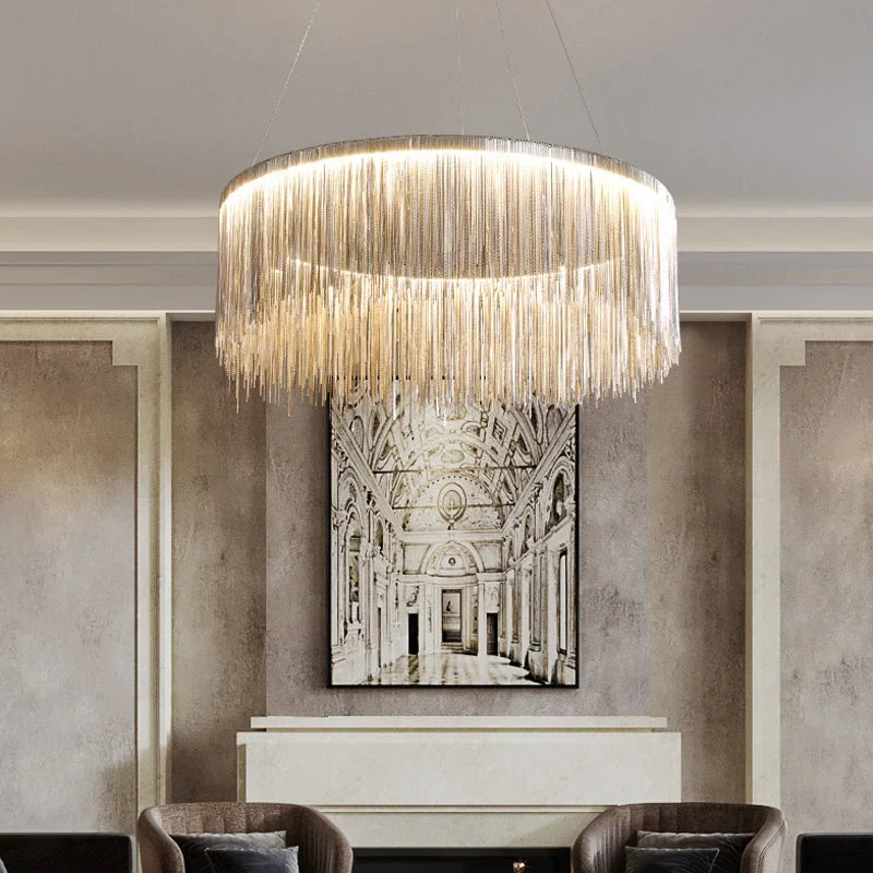 Afralia™ Luxury Chandeliers for Living Room Ceiling Lighting Żyrandol