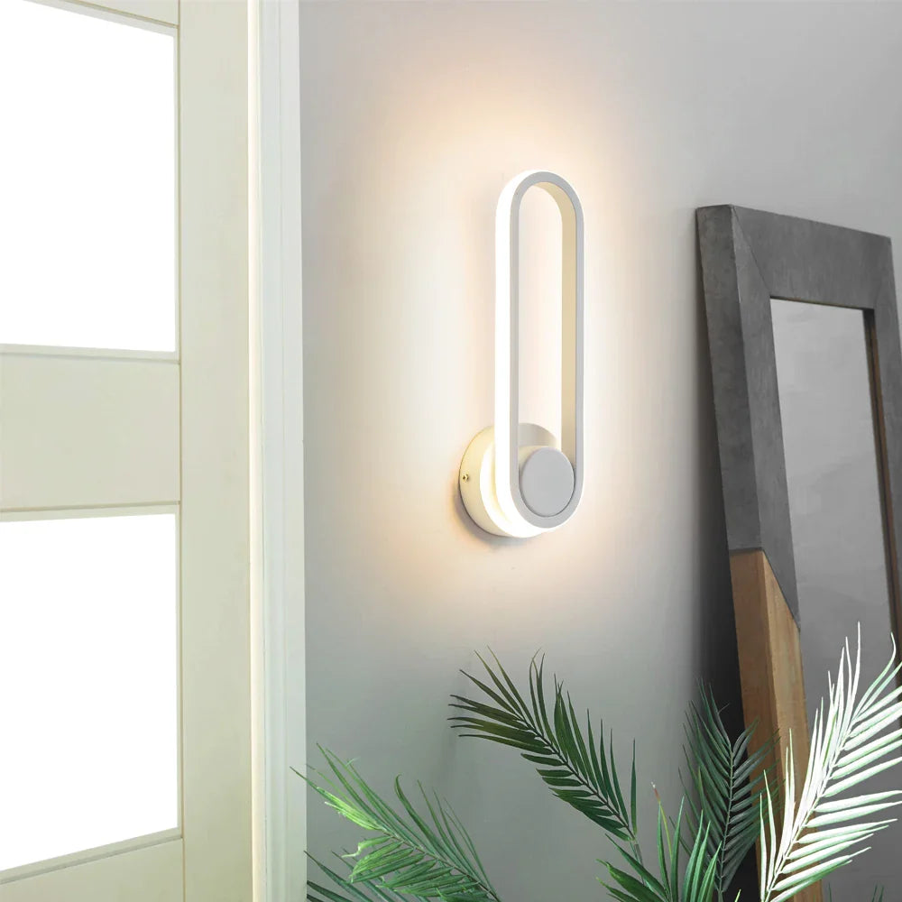 Afralia™ LED Indoor Wall Sconce Lamp for Home Bathroom Bedroom Lighting