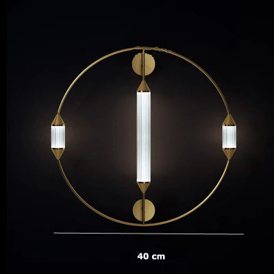 Afralia™ Gold LED Glass Tube Chandelier, Modern Luxury Ceiling Light Fixture