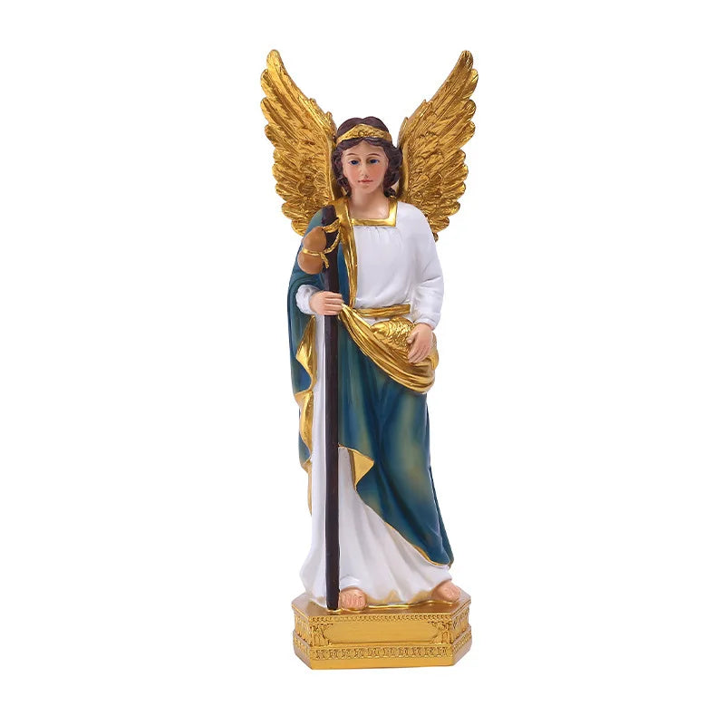 Afralia™ Angel God Statue Figurines for Home Decor and Religious Holidays