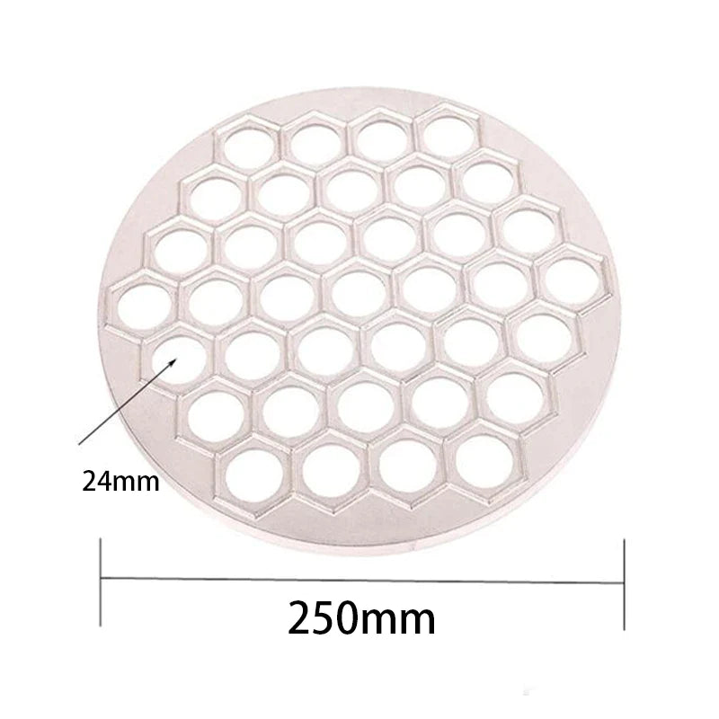 Afralia™ 37-Hole Aluminum Dumpling Maker Mold for Samosas, Pelmeni, Ravioli