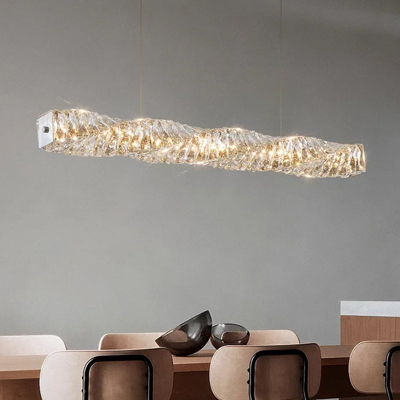 Afralia™ Crystal Pendant Chandelier for Luxury Home Decor Lighting