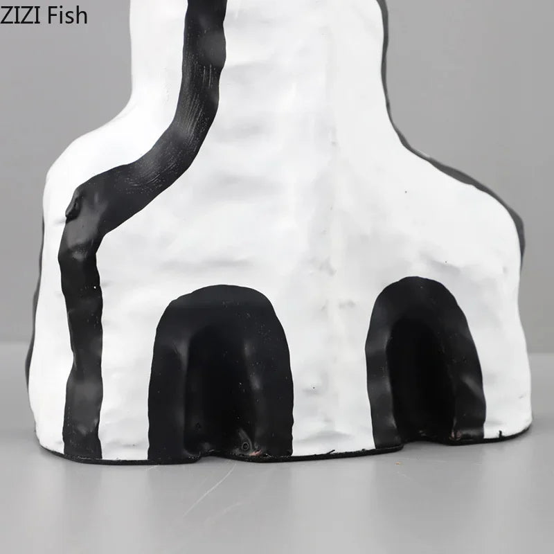 Afralia™ Abstract Vase: Modern Design, Desk Decoration, Room Aesthetic Decor