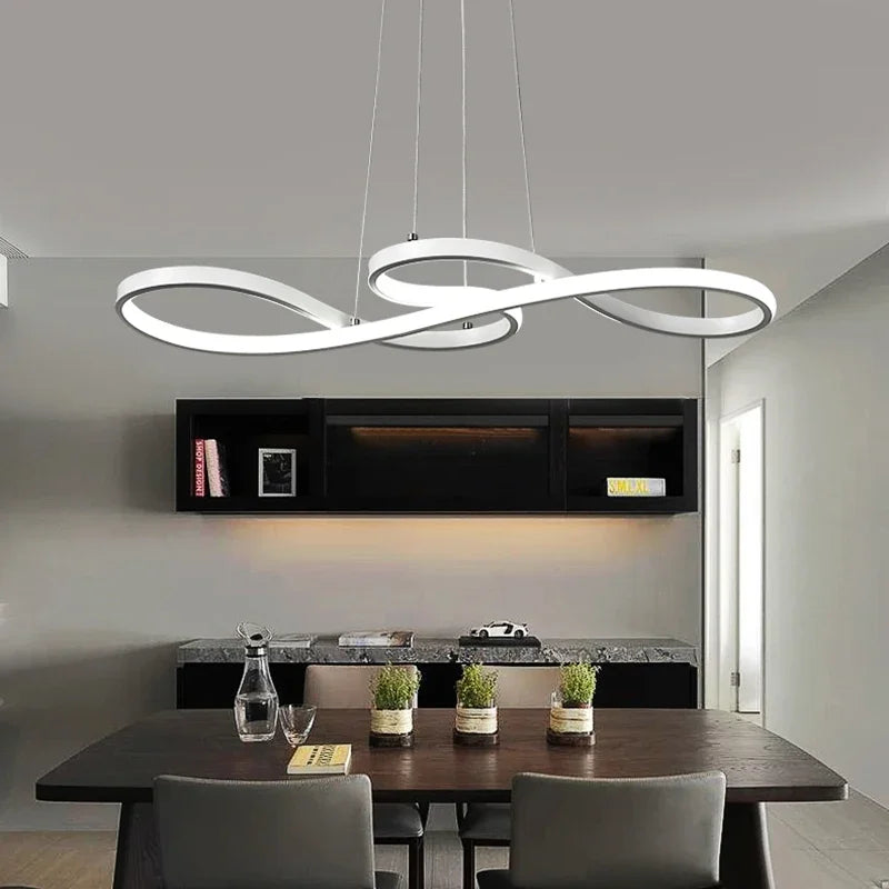 Afralia™ Round Pendant Ceiling Chandelier for Dining and Living Room