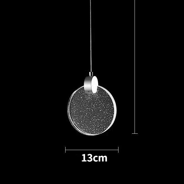 Afralia™ Modern Crystal Pendant Light for Bedroom and Living Room Decor