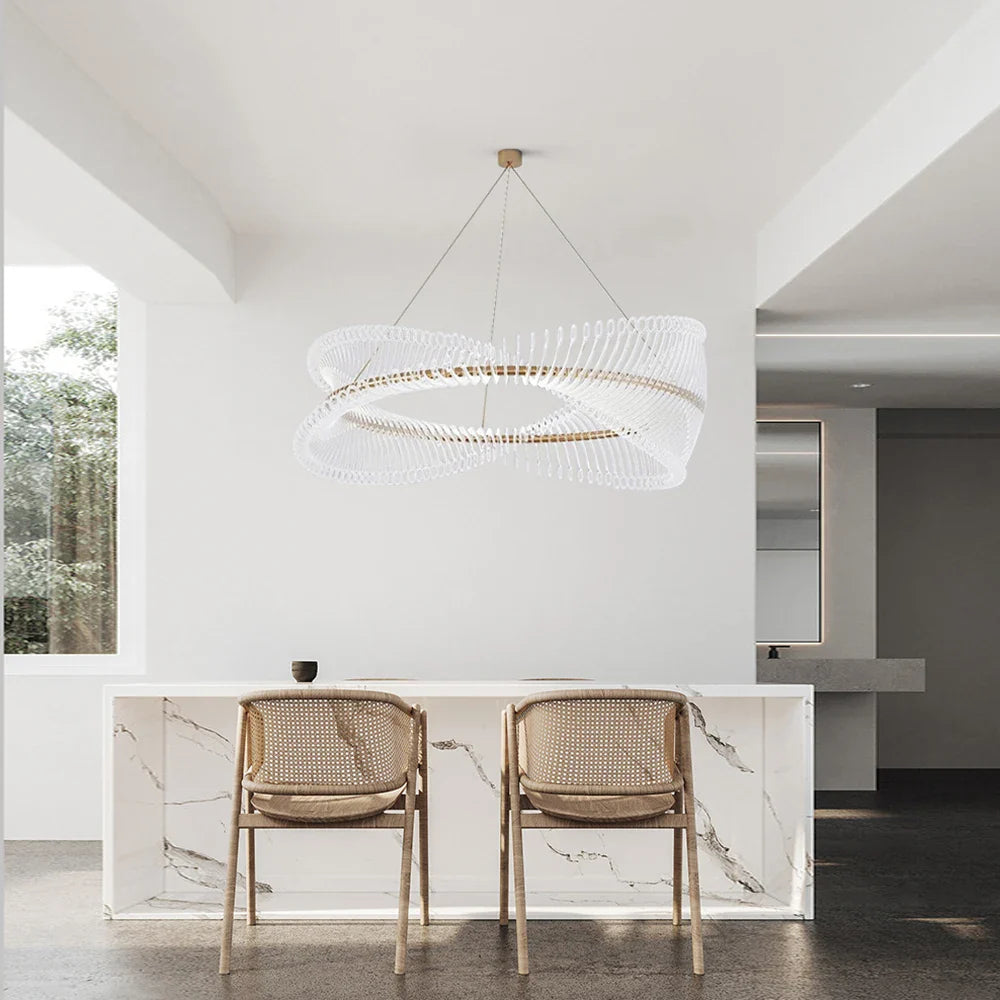 Afralia™ Luxury Gold LED Pendant Lights for Modern Home Decor