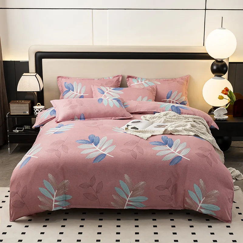 Afralia™ Geometric Pattern Quilt Cover: Non Pilling, Comfortable, Breathable Bedding for Seasons