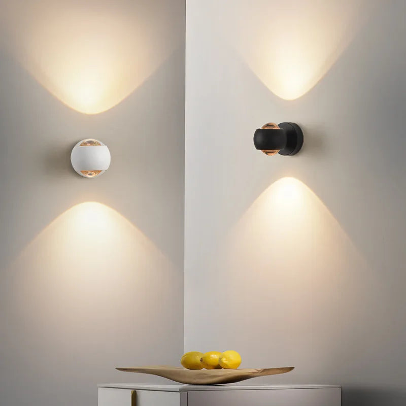 Afralia™ Nordic LED Wall Light for Modern Indoor Room Decor in Bedroom & Living Room