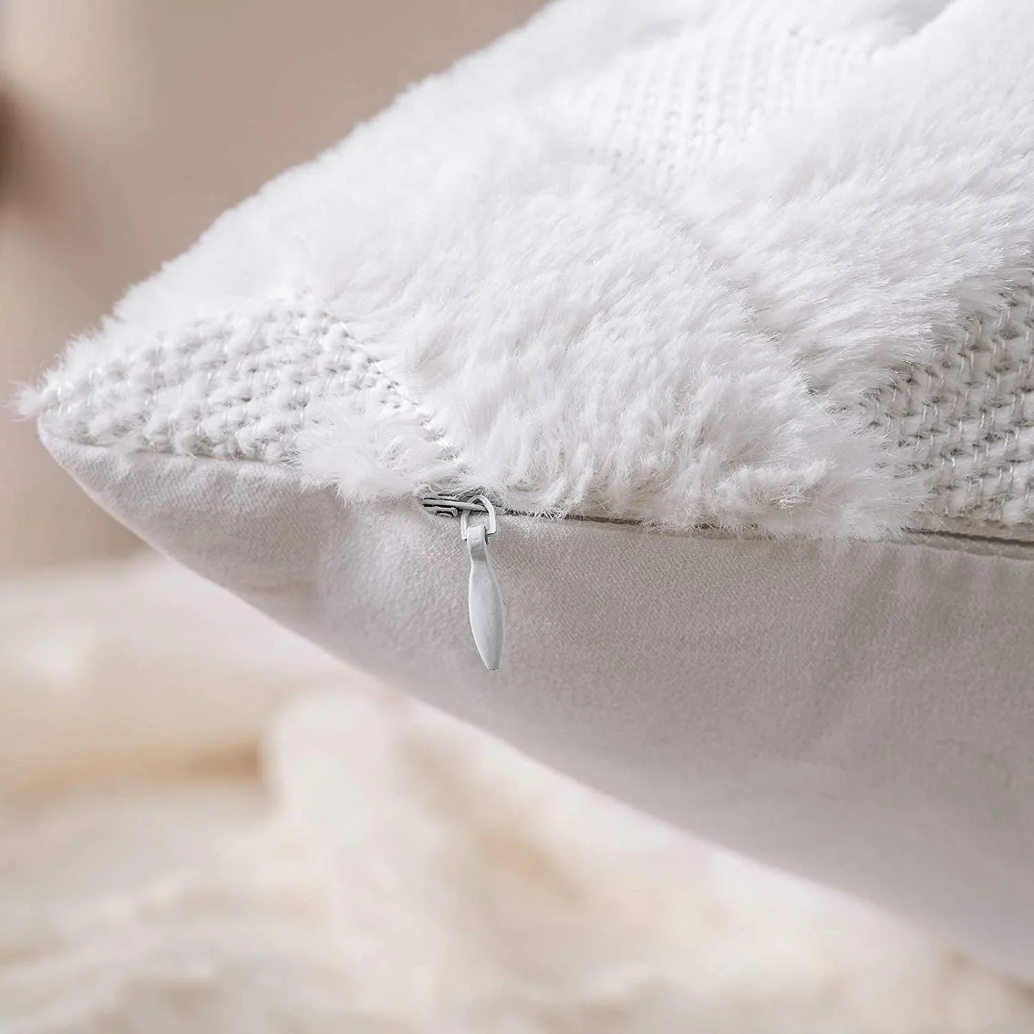 Afralia™ Luxurious Embroidered Velvet Wool Sofa Pillow Cover for Living Room Sofas