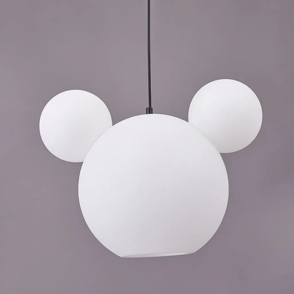 Afralia™ Mickey Cartoon LED Pendant Light for Children's Room Home Decoration
