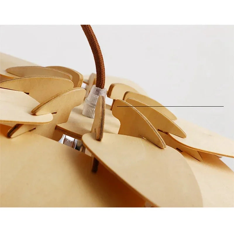 Afralia™ Nordic Pinecone Chandelier DIY Puzzle Pendant Lamp for Kitchen Dining Room Bar