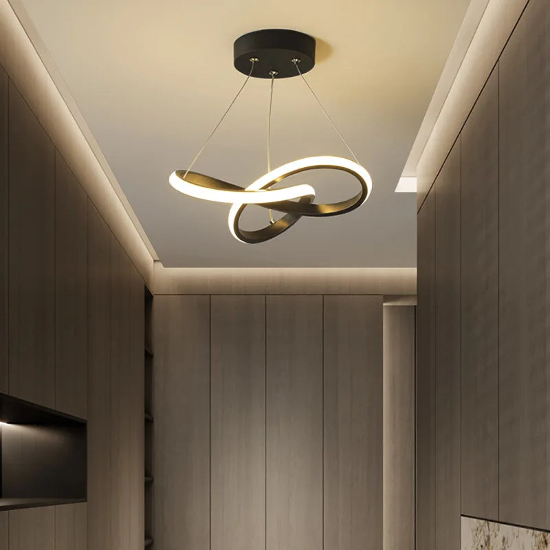 Afralia™ Contemporary Chandelier for Corridor, Restaurant, Hallway - Modern Minimalist Design