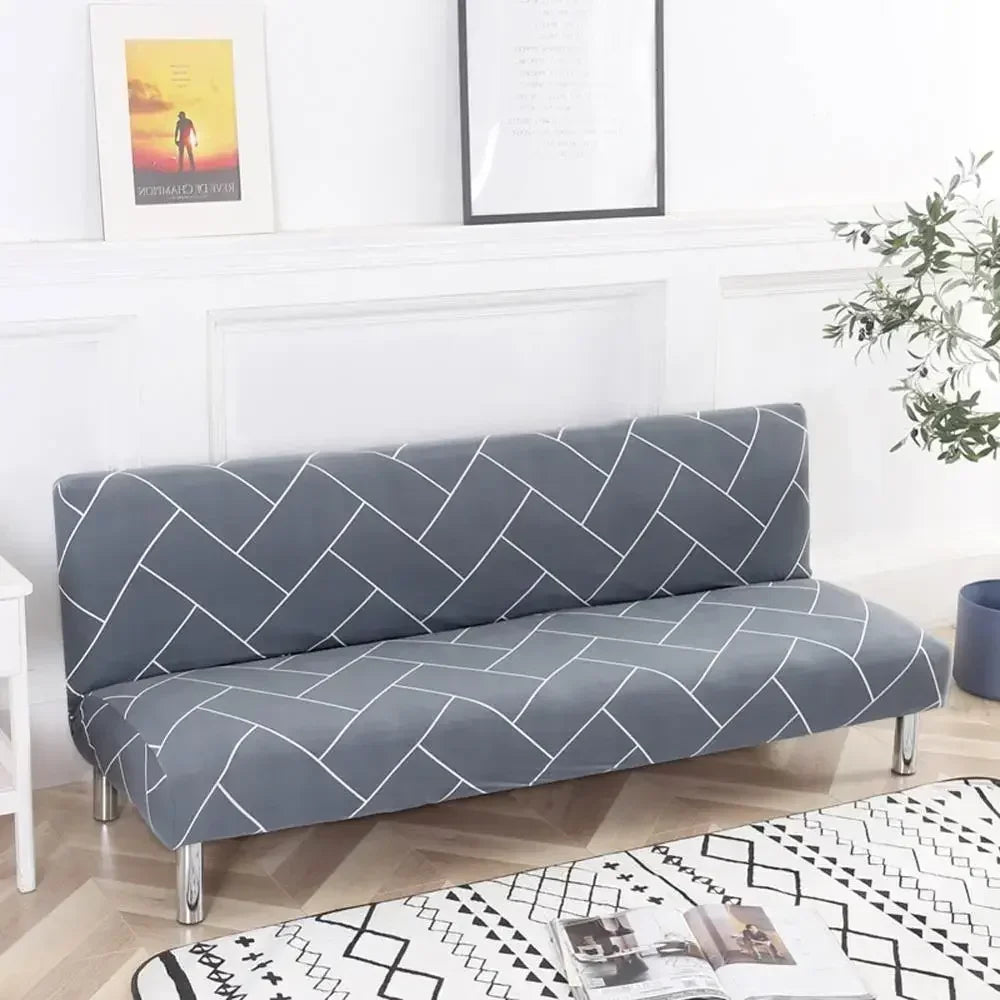 Afralia™ Print Futon Sofa Cover Slipcover for Couch Case