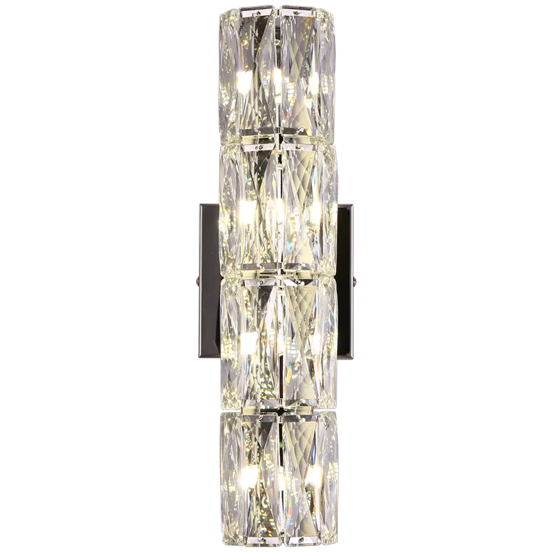 Afralia™ Crystal Wall Lamp: Elegant Living Room TV Background Bedroom Bedside Light