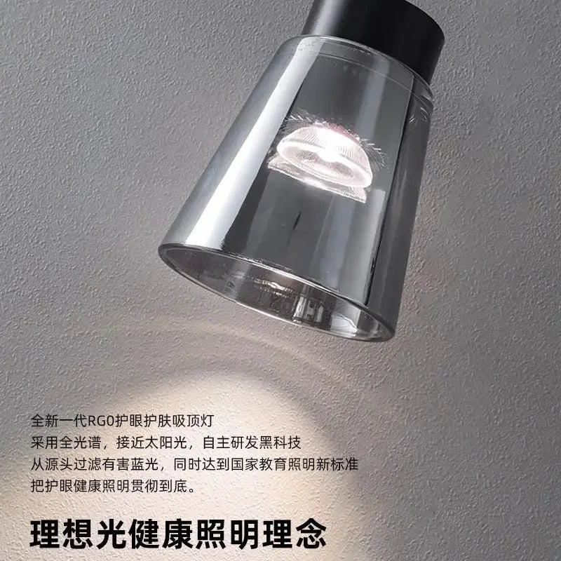 Afralia™ Modern Smoke Glass Pendant Light for Dining Room Bedroom Kitchen Island