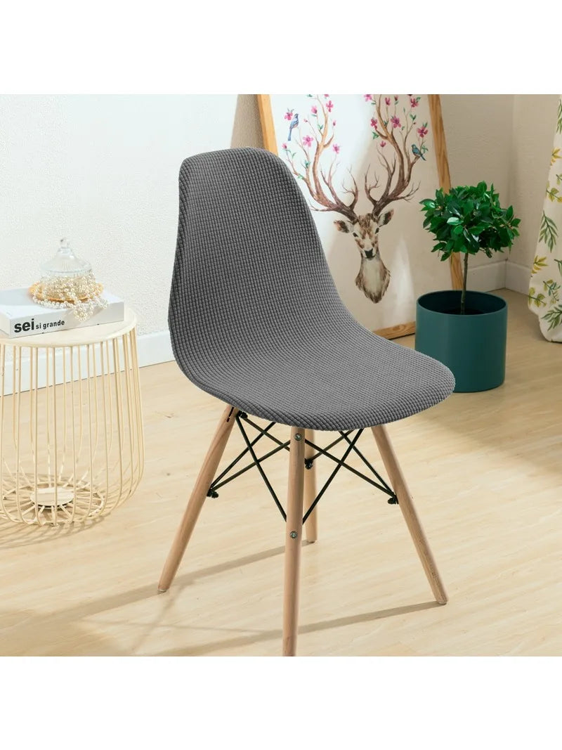 Afralia™ Waterproof Eames Chair Cover - Stretch Solid Color Seat Case, Removable Office Protector