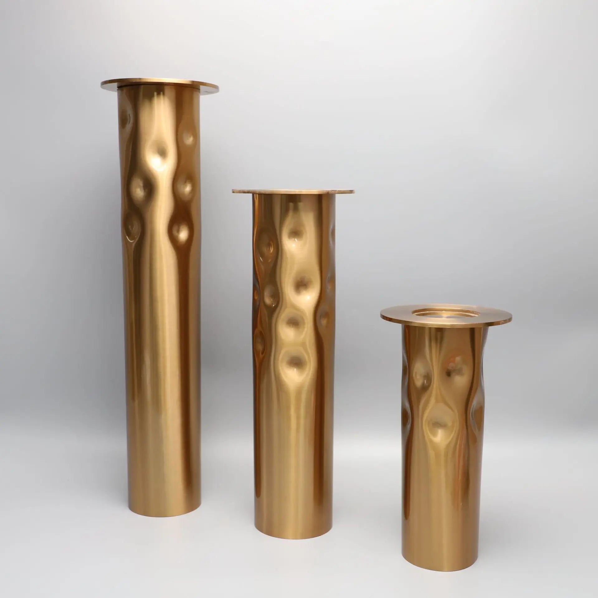 Afralia™ Golden Metal Candlestick Holder Candelabrum for Room Decor