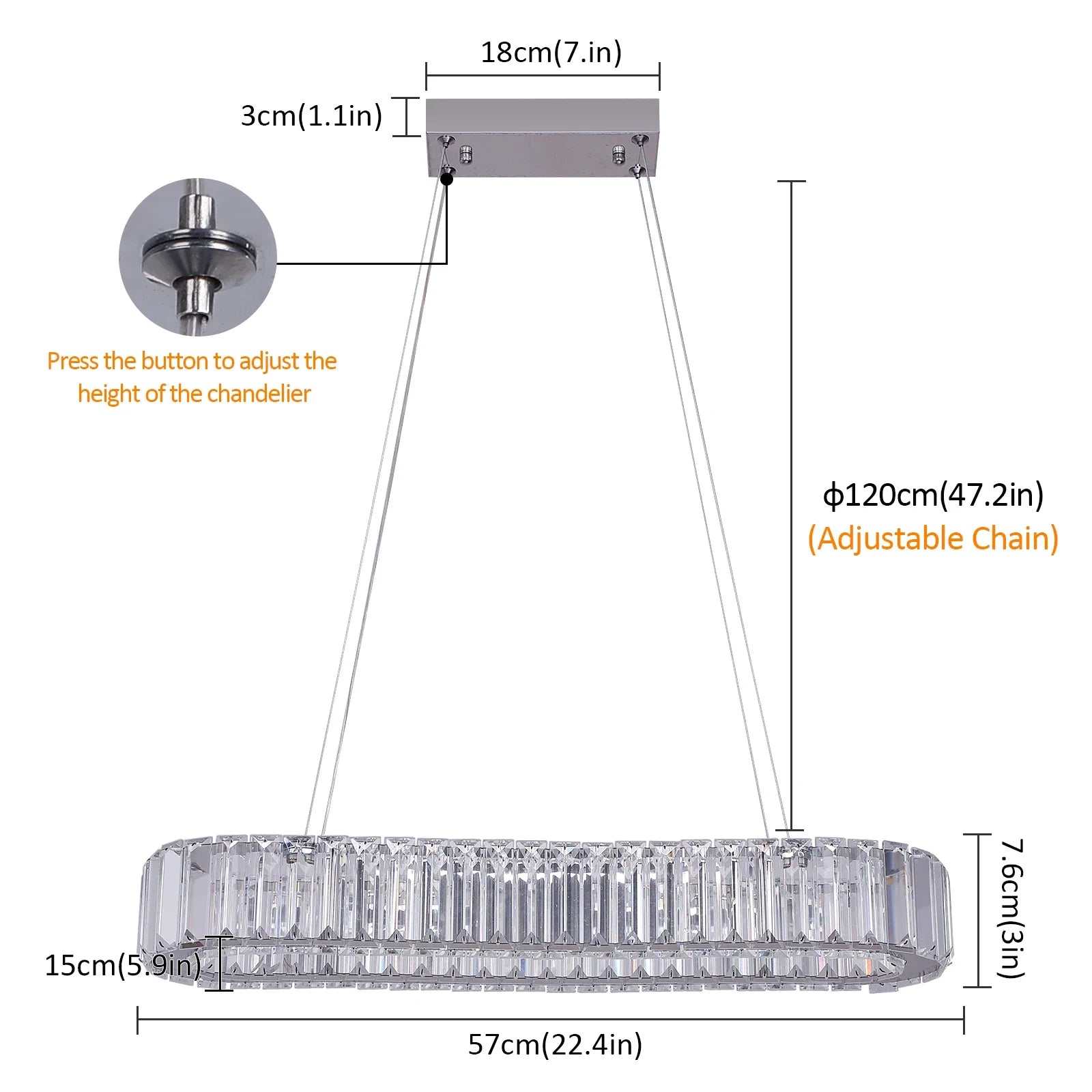Afralia™ Crystal Oval LED Chandelier: Nordic Design Pendant Light for Living, Bedroom, Hotel